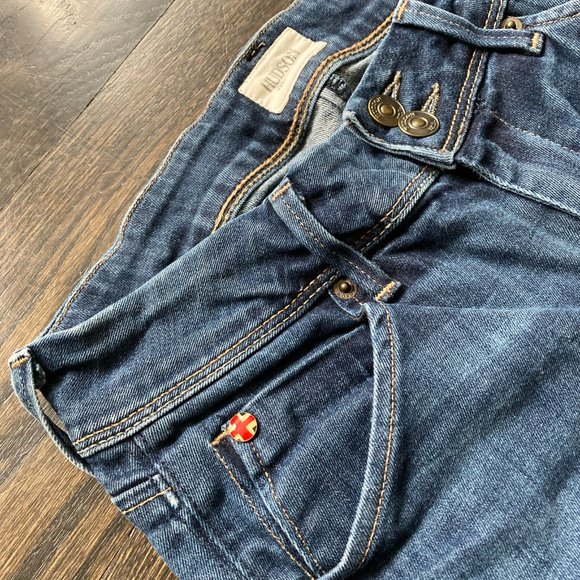 Hudson Mid-Rise Skinny Back Flap Pocket Jeans (sz 26) - Picture 9 of 9